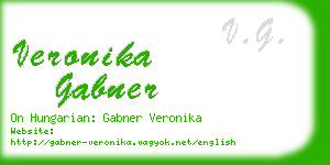 veronika gabner business card